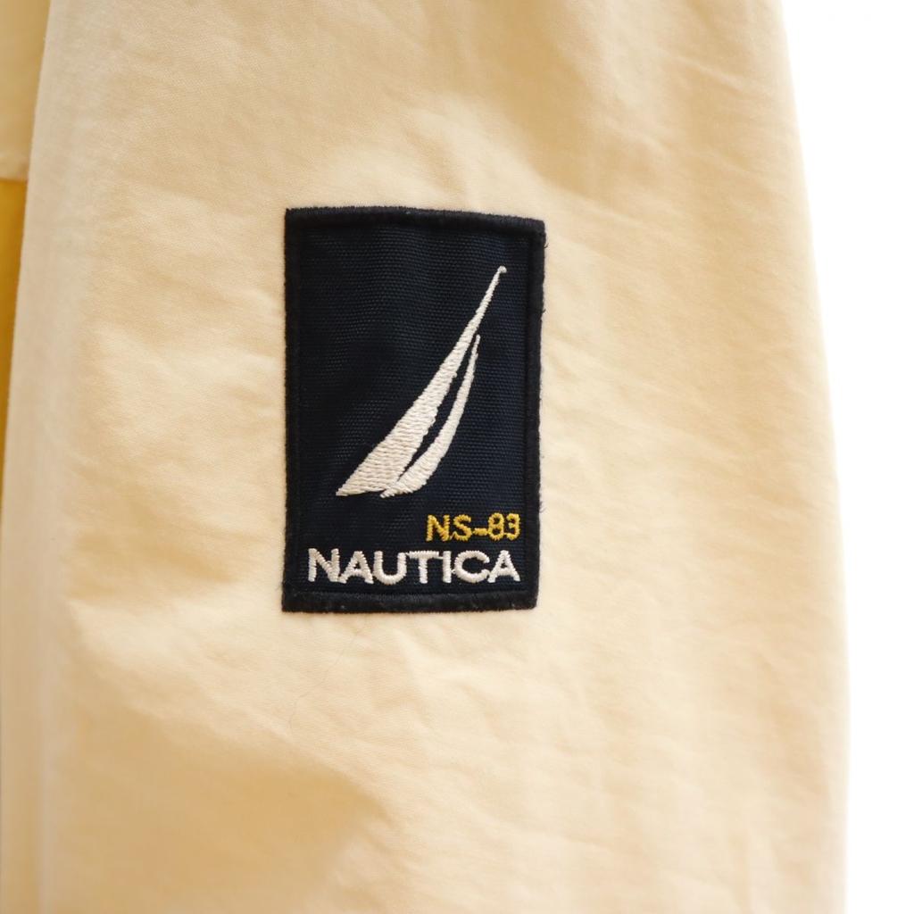 Nautica 00s Sailing Long Sleeve Zip Jacket XL White System Old Vintage Men's Used