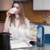 Beliebter Kaltluftventilator für Zuhause, Wohnheim, Büro, Schreibtisch mit Befeuchtungs- und Kühlfunktion, USB, Leise, Timer, Klimaanlagenventilator