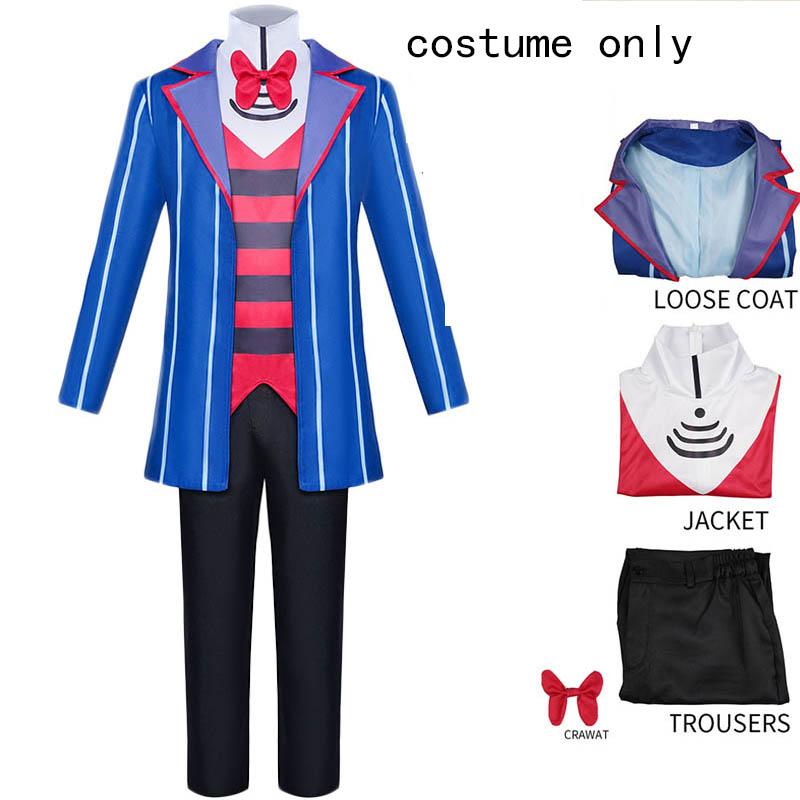 

Косплей-костюм Vox Мультяшный Форменный Костюм Наряд Хэллоуин Карнавал Рождественские Костюмы Синий Красный Костюм Аниме Полный Комплект S