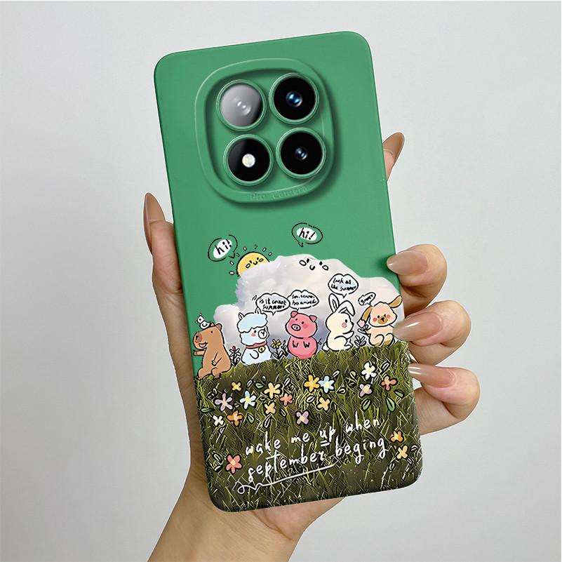 Für Redmi Note 14 Pro Plus 5G Hülle Note14 Pro+ 5G Weiche Silikon Handyhülle Süß Bemalte Modische Cartoon-Bedruckte Rückseite