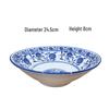 Retro Blue and White Porcelain Noodle Bowl for Creative Dishes: Zha Jiang Mian, Maocai, Liangpi, Chuan Chuan, or Boiled Fish.