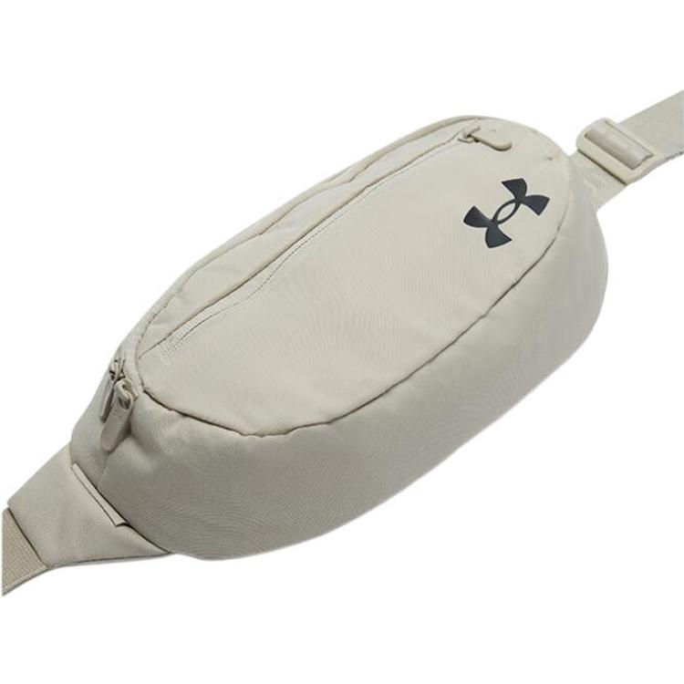 Under Armour Under Armour Polyester One Shoulder Crossbody Fanny Pack Unisex Khaki Gray 1364190-289