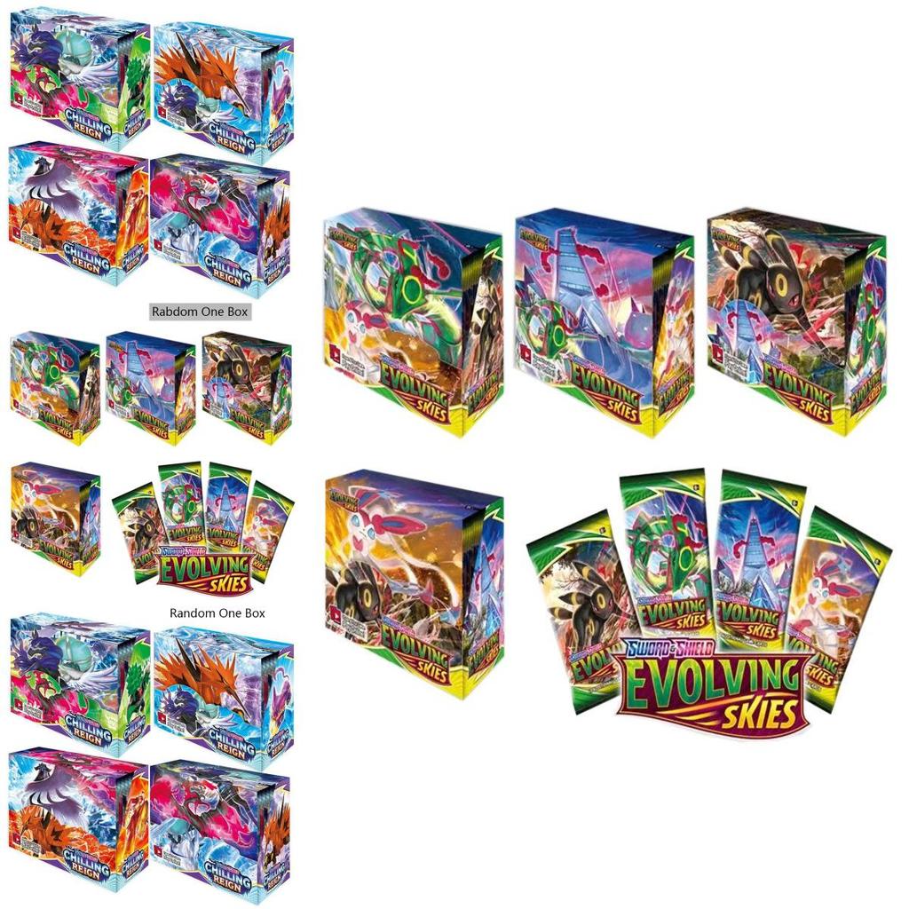 Ultimative Sammlung von 360 Pokémon-Karten mit Schwert & Schild Evolving Skies Shining Fates