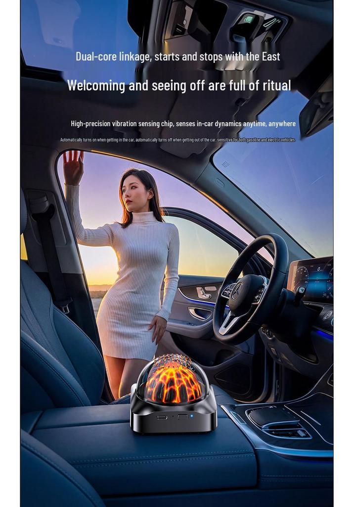 2026 Car Aroma Diffuser Volcano: Automatic High-End Long-Lasting Fragrance Deodorizer