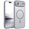 Magnetic Matte Translucent Case For iPhone 17 Air 16 16e 15 14 Plus 13 12 11 Pro Max Phone Magsafe Wireless Charger Hard Cover