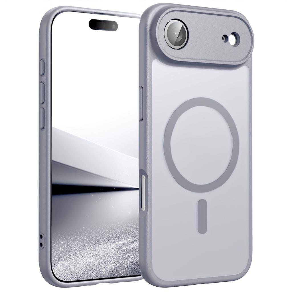 Magnetic Matte Translucent Case For iPhone 17 Air 16 16e 15 14 Plus 13 12 11 Pro Max Phone Magsafe Wireless Charger Hard Cover