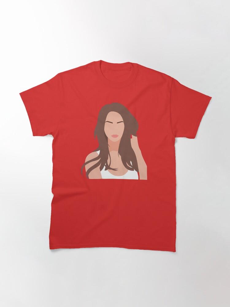 Selena Gomez Lineless Illustration Classic T-Shirt