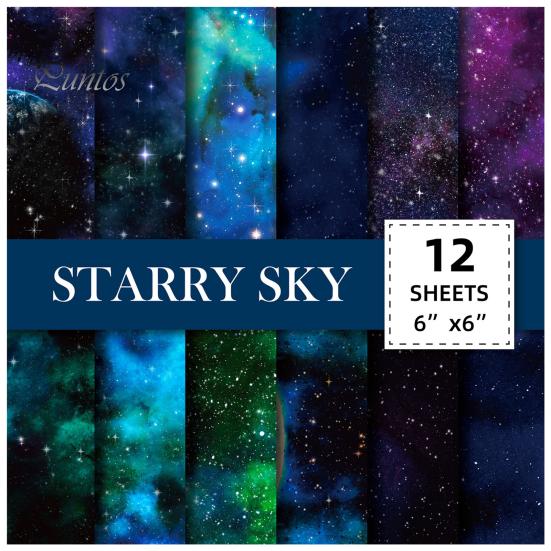 

12 шт. винтажная бумага для скрап-альбома с астрологией, богатый стиль, не выцветающая, сделай сам, поделки, журнал, дневник, скрап-бумага C