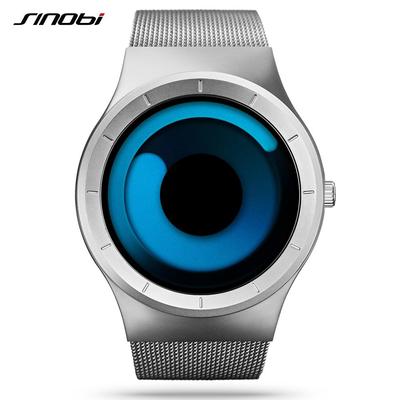Jedinečné hodinky Vortex Concept Pánské vysoce kvalitní 316L nerezové oceli Moderní trend Sportovní mužské náramkové hodinky Quartz