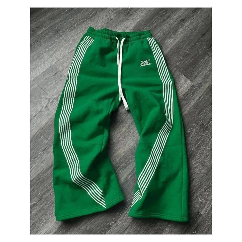 RogueWave Bunte Street Hip-Hop Sweatpants Y2K Harajuku Retro Weitbeinige Hose Amerikanische Oversized Mode Locker und Vielseitig Lässig