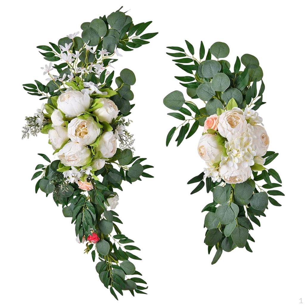 Künstlicher Hochzeitsbogen Blumen Blumengirlanden für Schlafzimmer Wohnzimmer Party Dekoration