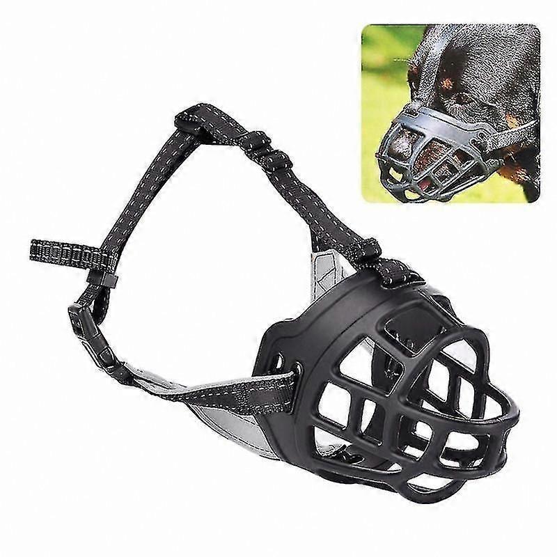 1pcs Basket Dog Muzzle for Small Medium Large Breeds Adjustable Comfortable Pet Muzzle
