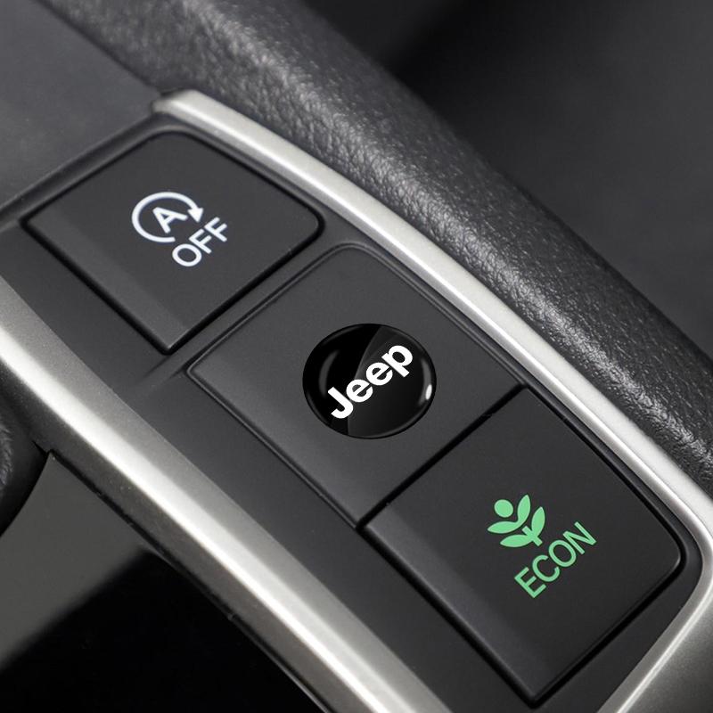 Auto Schloss Schlüsselloch Aufkleber Türschloss Schutz Auto 3D Aufkleber für Jeep Renegade Compass Grand Cherokee Wrangler Jk Gladiator