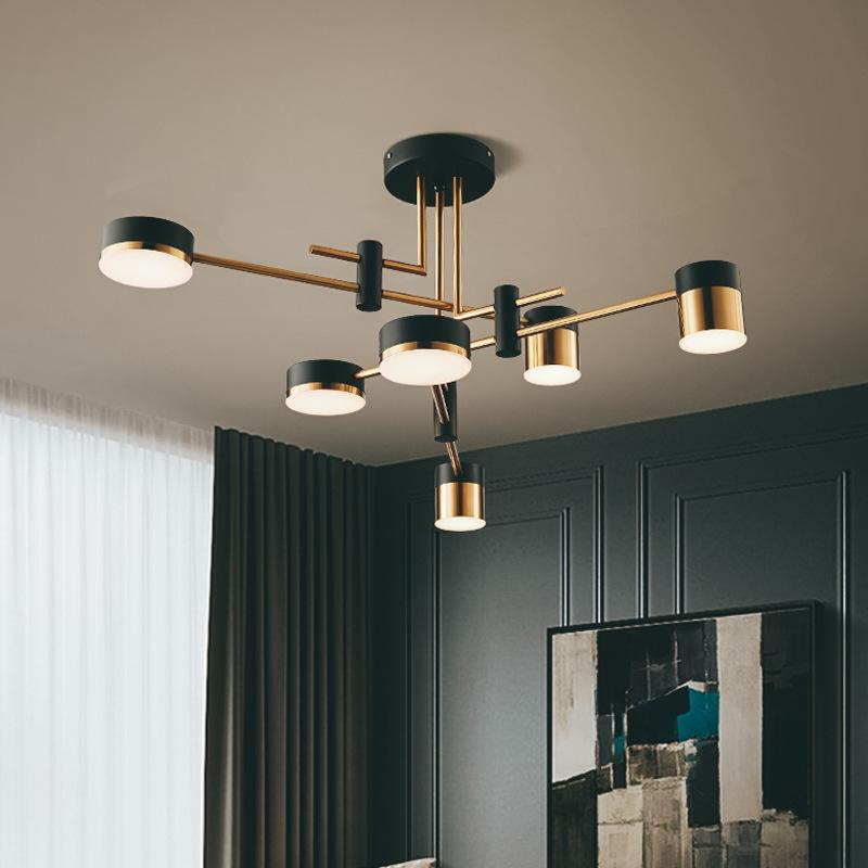 Nuovi Lampadari Nordici Soggiorno Cucina Sala da Pranzo Luci a Sospensione da Soffitto 3 Colori Dimmerabili Luci Moderne per Camera da Letto Decorazione