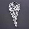 6pcs/Lot Classic Stainless Steel Heart Charms For Jewelry Making Bracelets Earring Necklace Pendant Love Material Girl Breloques