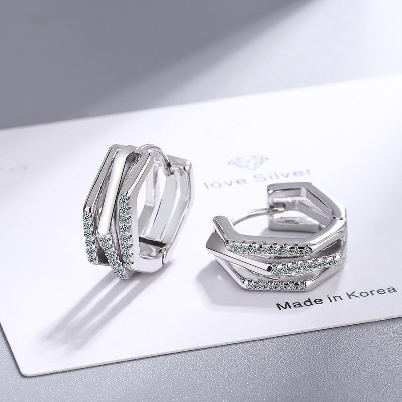 Lindon Copper Alloy Zirkon Náušnice Visací náušnice pro ženy Dárky na svatbu