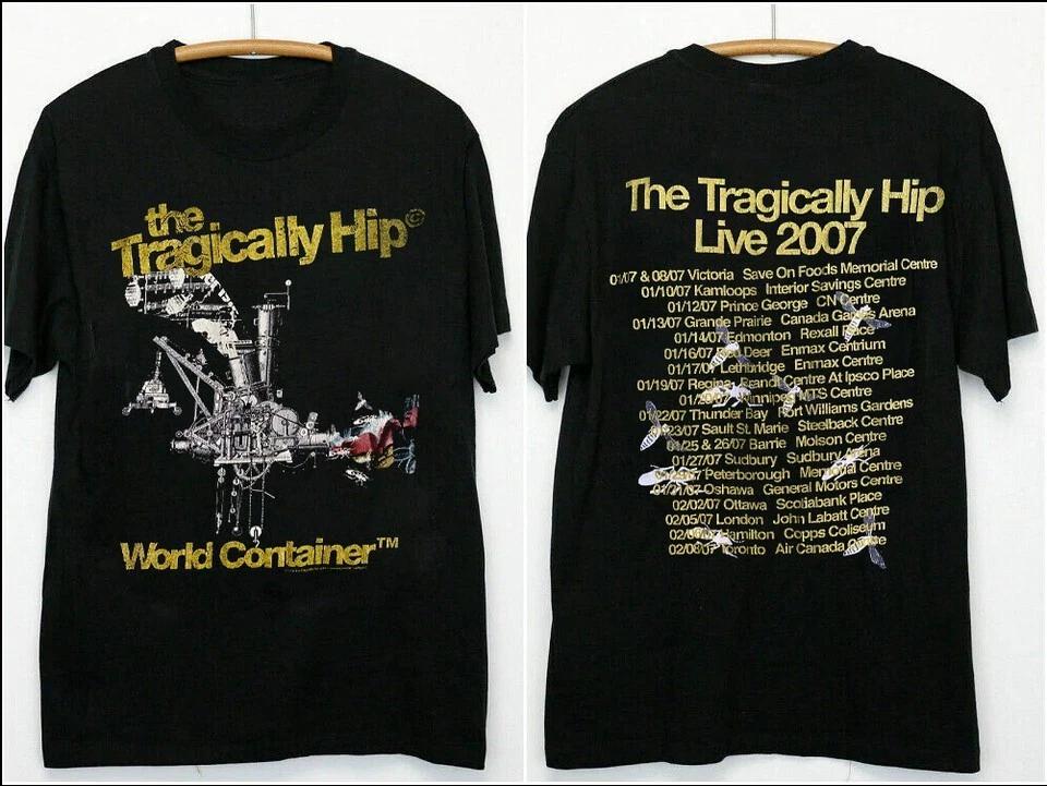 

The Tragically Hip World Container Tour 2006 Черная футболка всех размеров OM5 XL