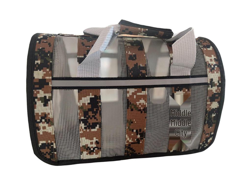 Transparente Atmungsaktive Modische Tragbare Haustiertasche Handtasche für Katzen und Hunde