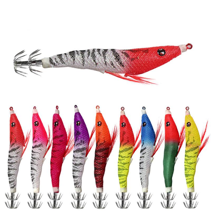 Essential for sea fishing3.0Luminous Fake Bait Squid Lure with Umbrella Hook and Sound Beads High Simulation Fishing Bait Box