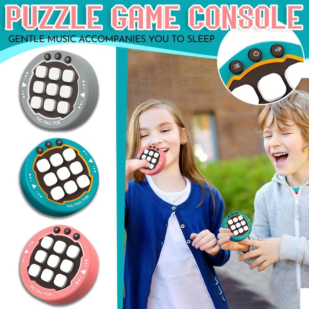 Electronic Tic Tac Toe Bolt Game Stress Relief Fidget Toy Portable Educational Board Game