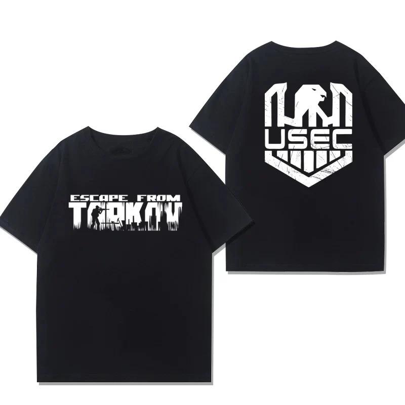 2026 Escape From Tarkov Koszulka Casual Dla Entuzjastów Unisex Ultra-Miękka Bawełna Okrągły Dekolt Wszechstronna Gamingowa Streetwear Codzienne Ubranie