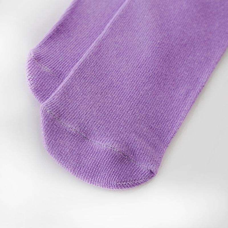 Breathable Stockings Cotton Heelless Socks With Bowknot Detail Comfort For Kids Party Occasion And Daily Use
