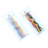 10-piece Card-sucking Curve Candles for Birthday Creative Romantic Party Dark Light Color Spiral Candle Without Support