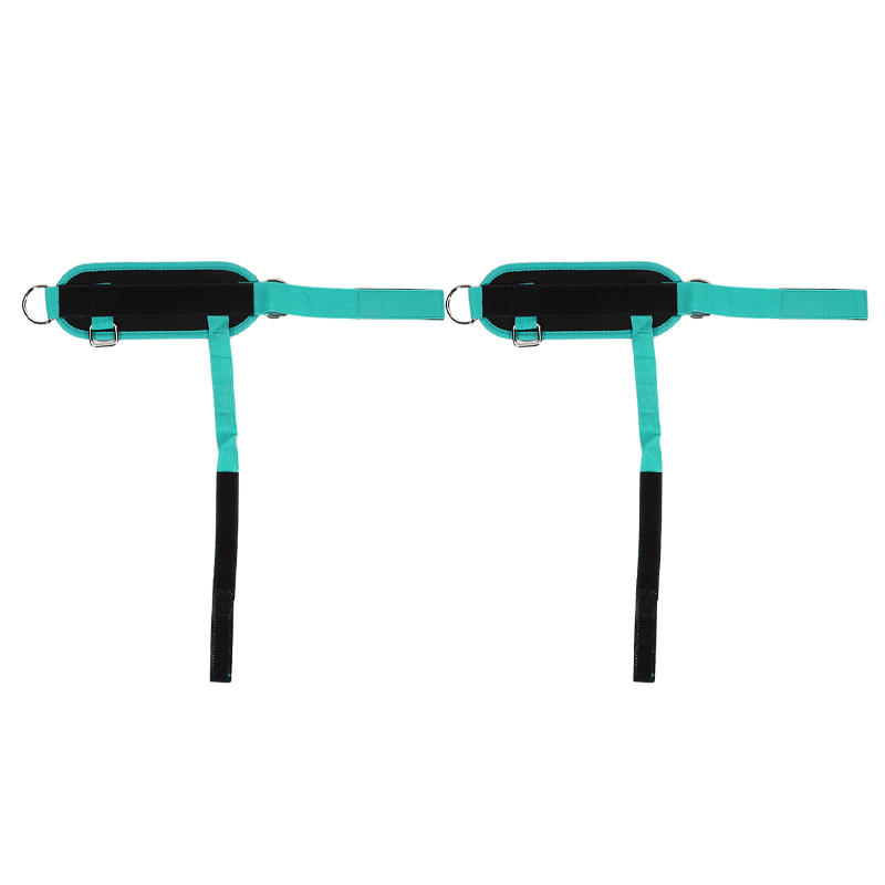 

Nylon Ankle Strap Leg Glute Strength Training Band Adjustable Buckle Fitness Accessory For Gym Home Workouts One Size зелений