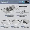 Smart Ceiling Light Package for Living Room - Compatible with Mijia Xiaoai Control