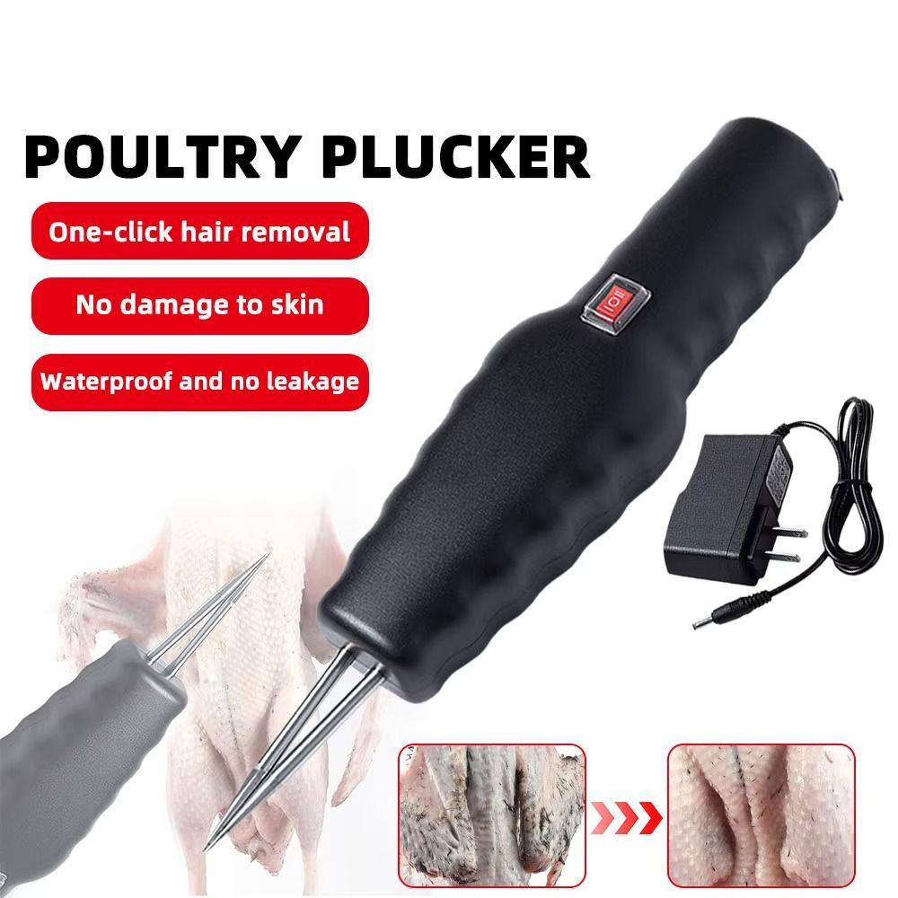 Ergonomic Electric Poultry Plucker Powerful Motor Feather Removal Plucker  Kitchen Gadget