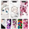 Para Capa Samsung Galaxy A80 A805 Silicone TPU Macio Capa de Celular Para Samsung A80 2019 A 80 GalaxyA80 A805F A805 SM-A805F/DS