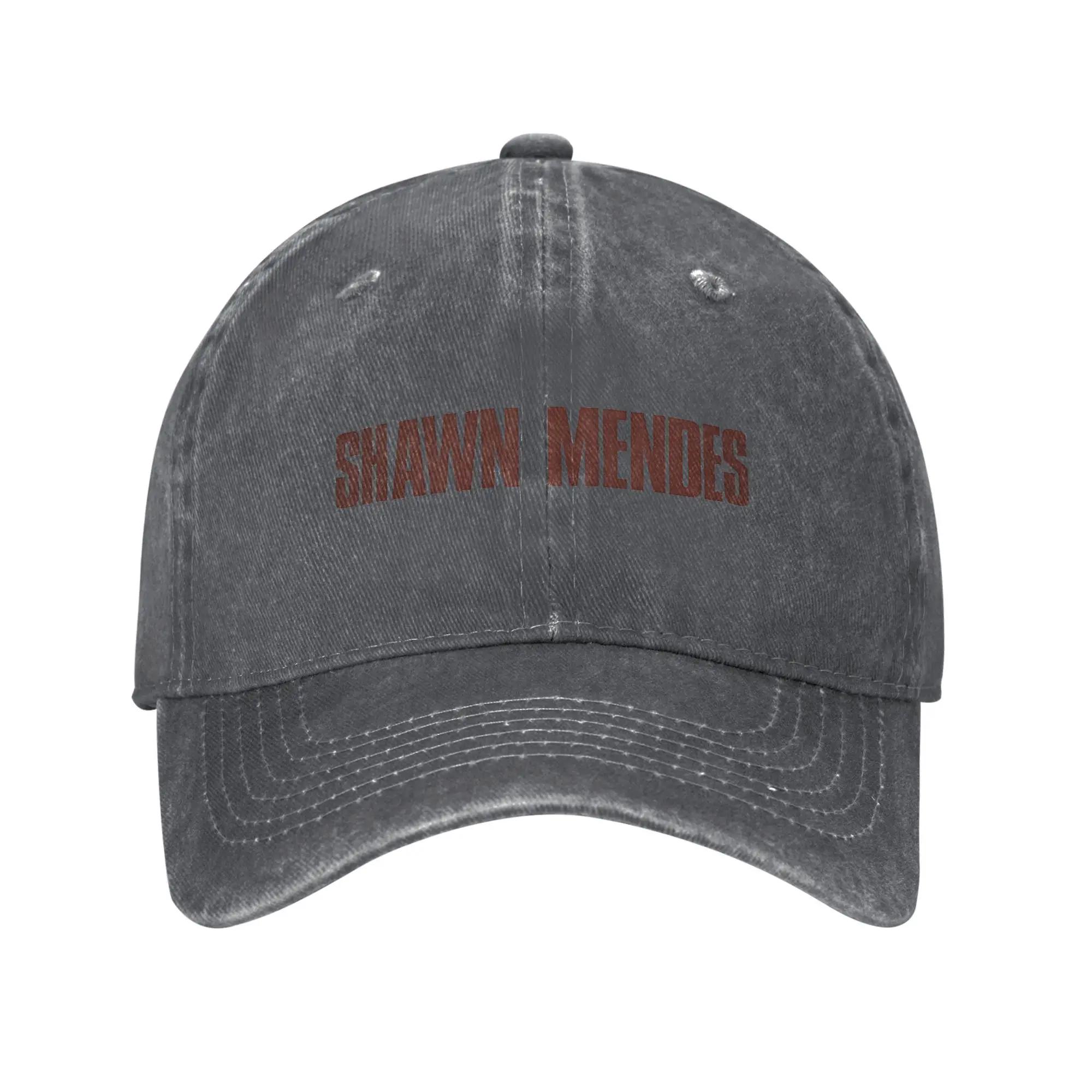 

Shawn Mendes on The Road Again Tour Baseball Caps Unisex Style Distressed Washed Headwear 2025 Album Outdoor Activities Gift Hat Adjustable