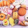 Cell Phone Strap Squishes Toy Banana Toast Squeeze Cake Simulated Bread Soft Bread Toys  Kids Toy