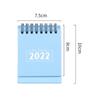 2024 Simple Black White Series Desktop Calendar Dual Daily Schedule Table Planner Yearly Agenda Organizer Office Ornament
