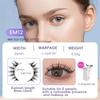 Magnetic False Eyelashes Natural Look With Clips Reusable Long-Lasting Makeup Enhancement Daily Wear