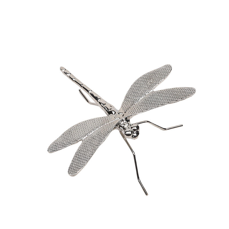Copper Insect Tea Pet Vintage Dragonfly Figurines Miniatures Desktop Simulation Animal Ornaments Home Decorations