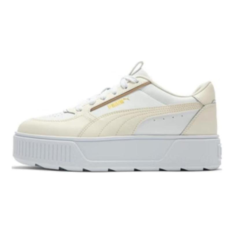 Puma Karmen Re Non-Slip Shock Absorption Wear-Resistant Low-Top Skate Shoes Women Sneakers White 387212-08
