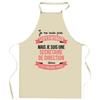 Kitchen Apron - Superwoman - Humorous Pattern - Durable Cotton - Printed In France