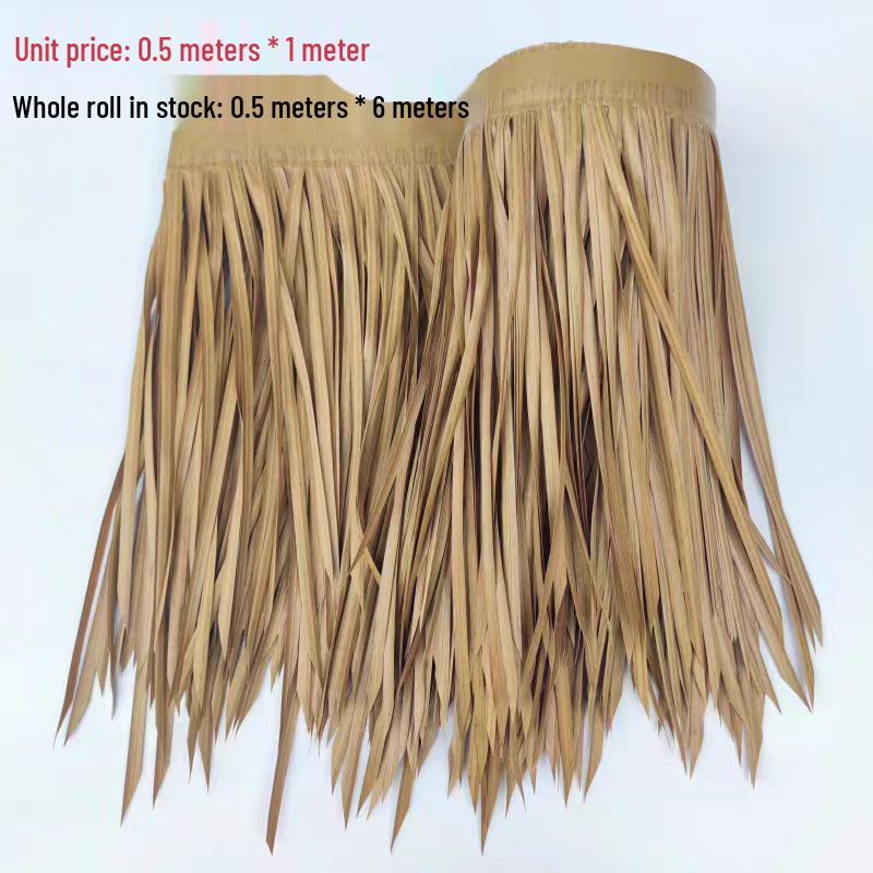 Simulated Fur Thatched Roof Roll for Gazebos and Houses