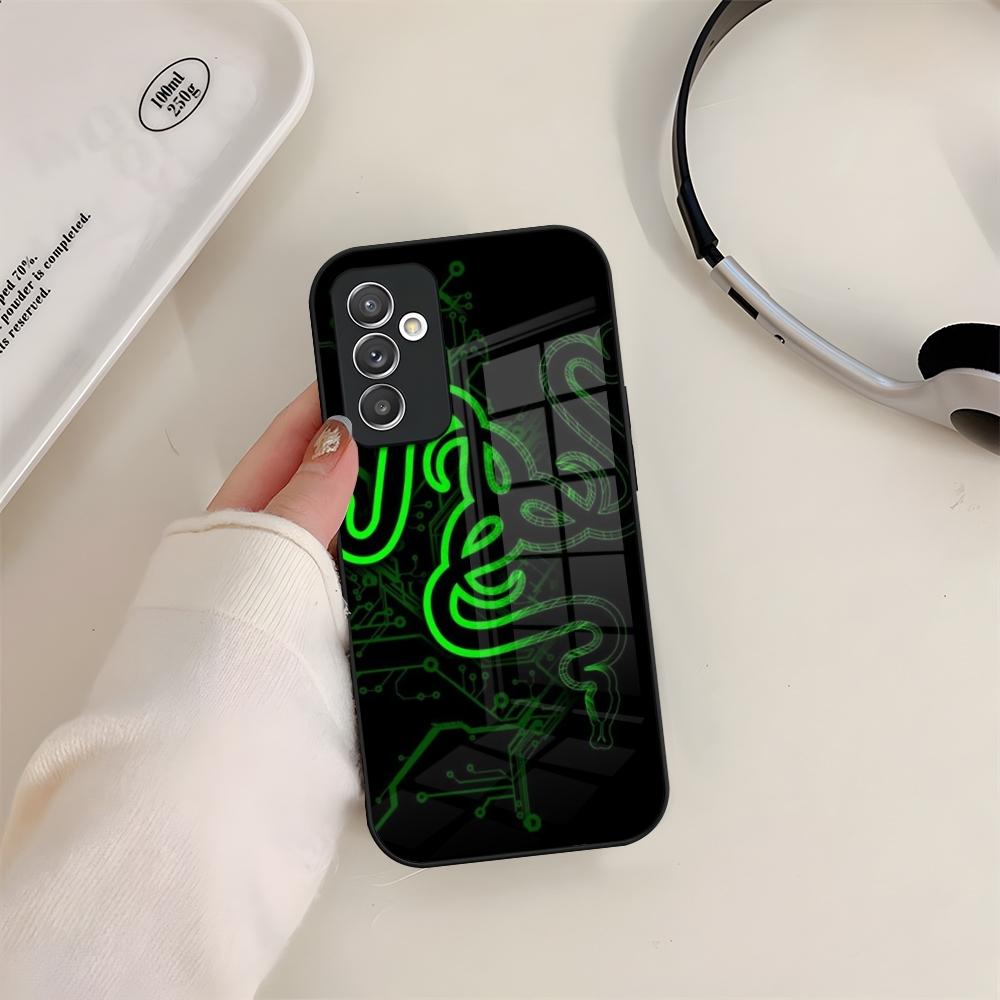 R-Razer Handyhülle Glas Für Samsung S24 S26 S23 S20 S25 S21 S22 Ultra Fe Plus A05 A06 A16 A26 A36 A56 Hülle