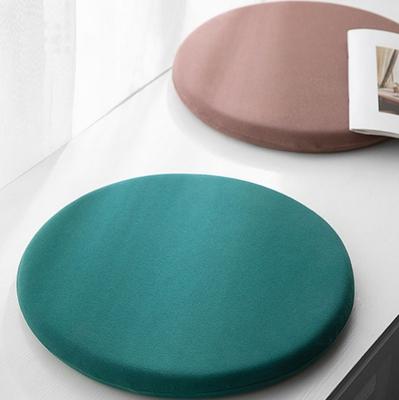 Comfortable Office Memory Seat Cushion Padded Anti-Slip Soft Round Stool Cushion Chair Pad for Home Kitchen Car & Office Green