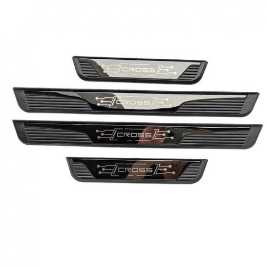 For Subaru Crosstrek Accessories Protector Door Sill Cover Scuff Plate 2016-2026