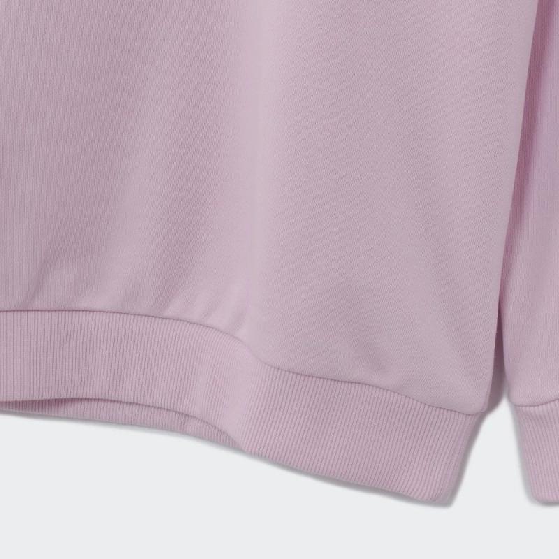 Reebok Mikina přes hlavu s kapucí v univerzitním stylu s velkým potiskem písmen Dámská mikina Růžová GV5520