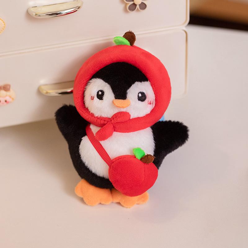 Adorable Penguin Keychain Plush Doll for Backpack or Bag