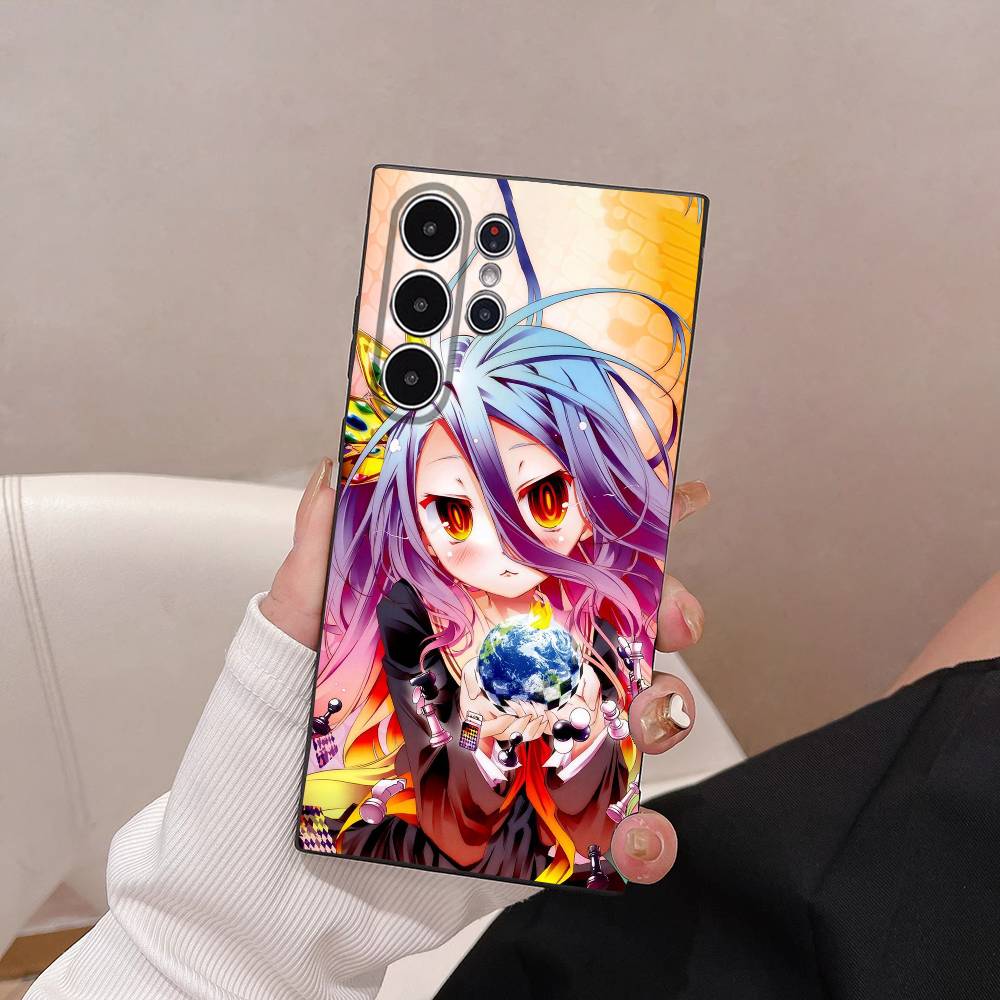 No Game No Life Anime Phone Case For Samsung S Series S21 S22 S23 S24 S25 FE Plus Ultra TPU Soft To Skin-friendly Case