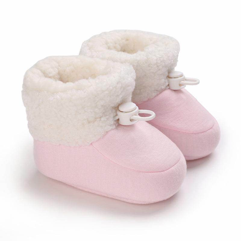 Unisex Soft Sole Snow Boots for Infants (0-1 Year)