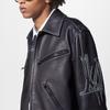 Louis Vuitton FW22 Leather Jacket Coat Men's Black 1AAVCA