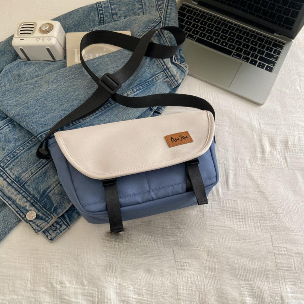 Large Capacity Women Shoulder Bag Korean Style Mailman Bag Casual Nylon Messenger Bag  Outdoor