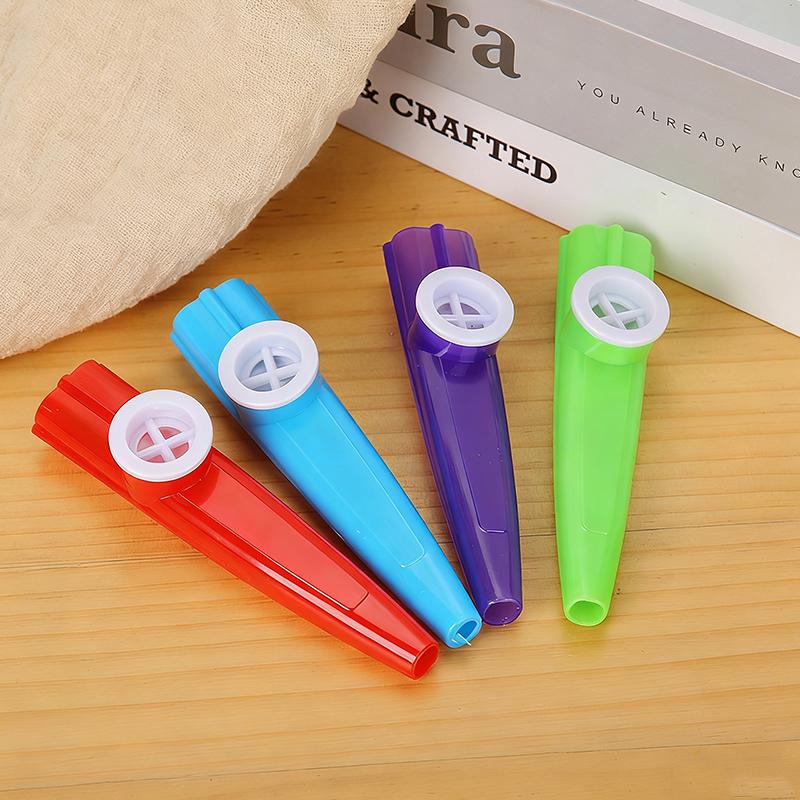 4/8/16PCS Assorted Colorful Plastic Kazoo Whistle Noise Makers Suitable for Party Gathering Games Cheering Up Giveaway Gifts ZYF