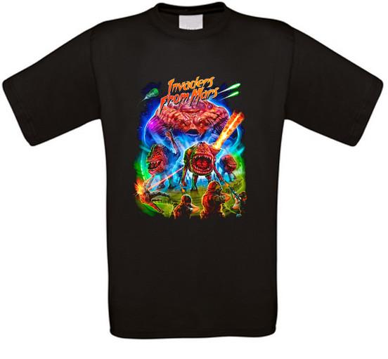 Invaders from Mars Invasion of Mars Horror Cult Movie T-Shirt All Sizes XL
